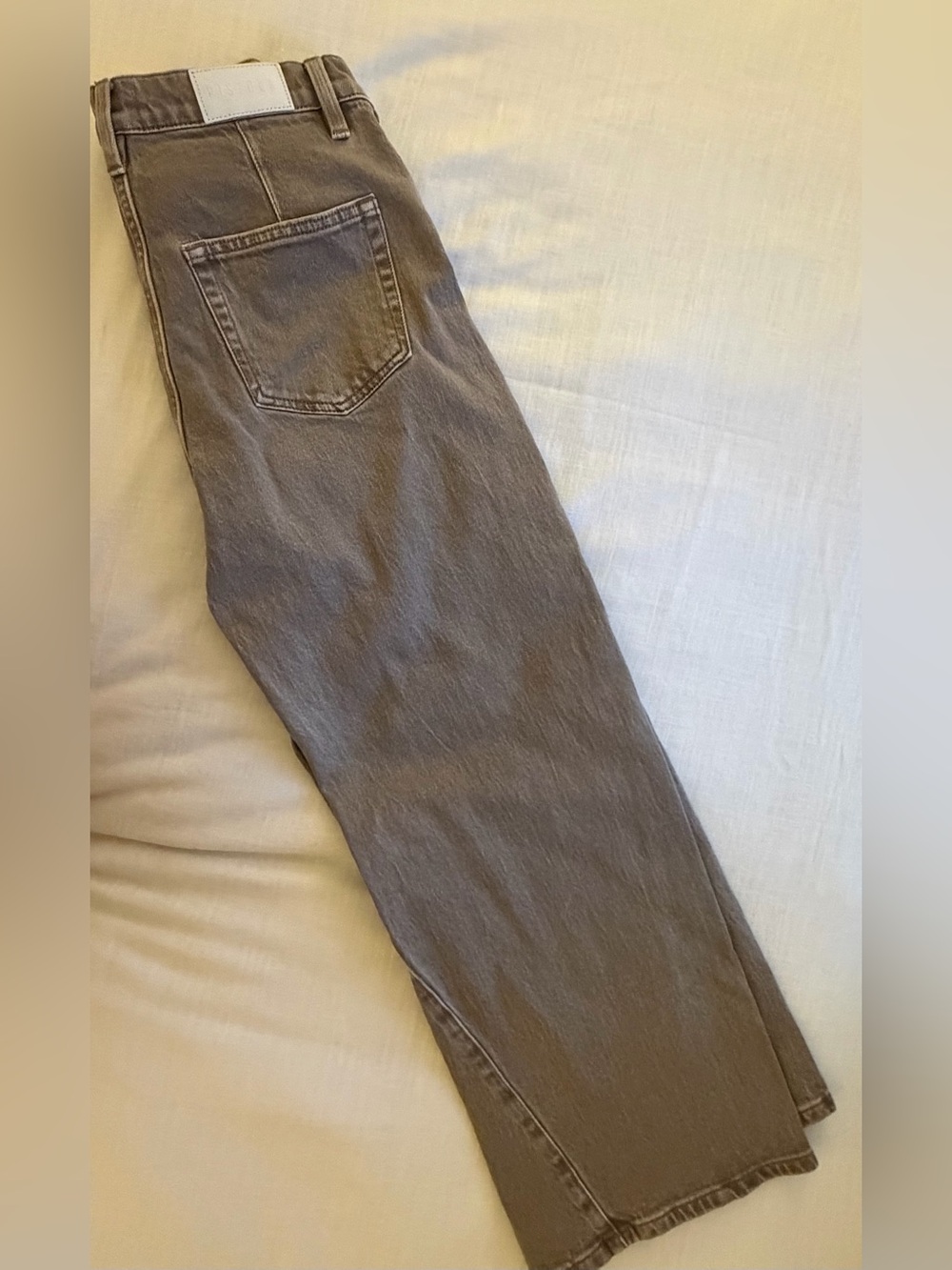 Pistola Kyra High Rise Bowed Ankle Crop Jeans Tannin Brown Size 26 NWOT Defect - Picture 14 of 15